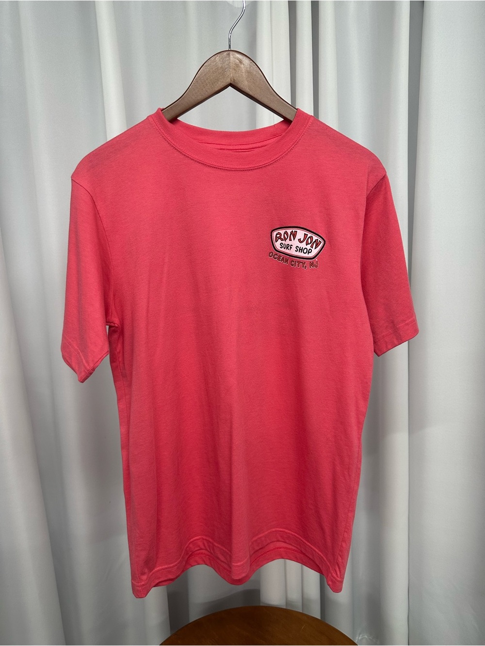 Ron Jon Coral pink Short Sleeve Crewneck T shirt medium new without tags